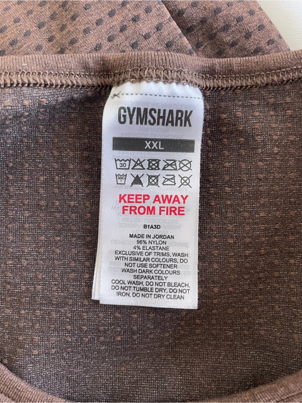 Gymshark Vital Seamless 2.0 Leggings and Crop Top in Espresso Marl - Picture 2 of 8